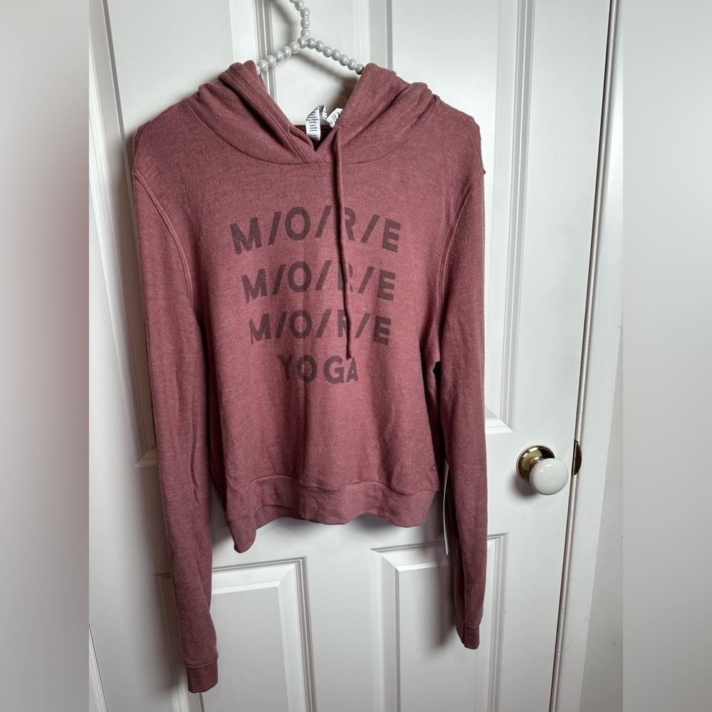 ALO Yoga Women's Brick dusty pink -red Hoodie